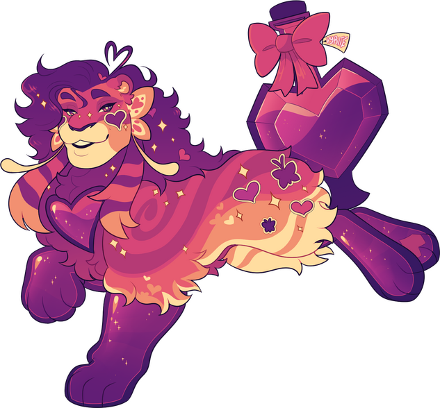 Lunchbox Lion Gacha design